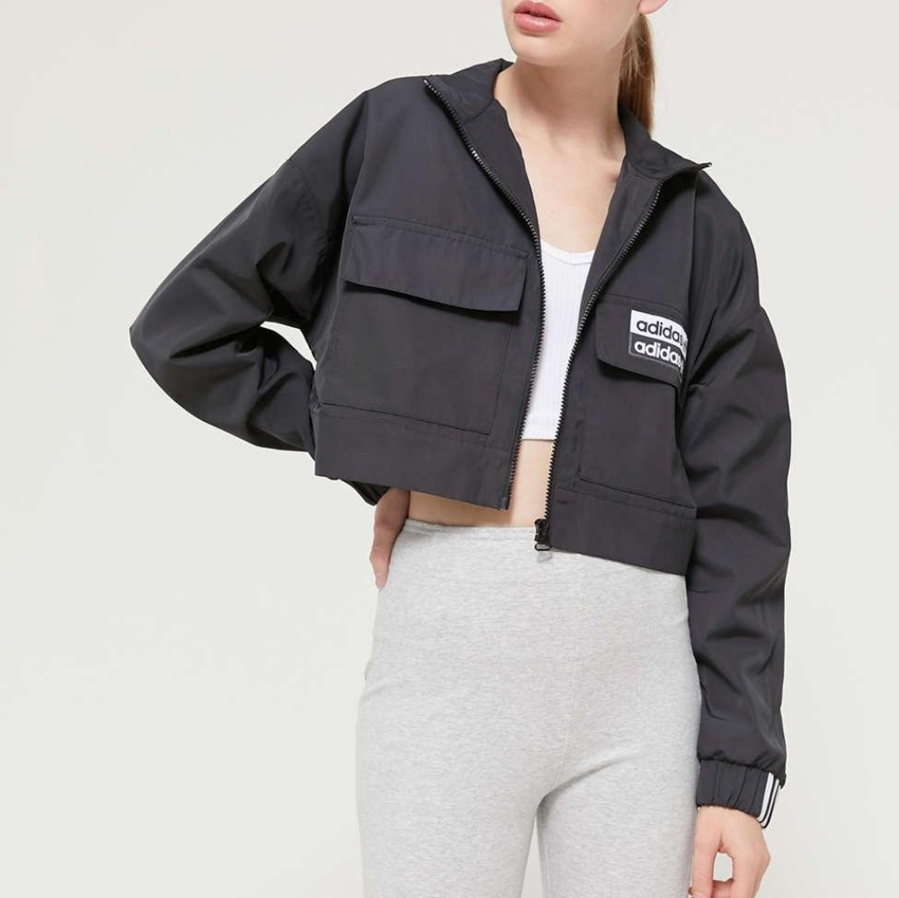 Adidas original cropped track jacket